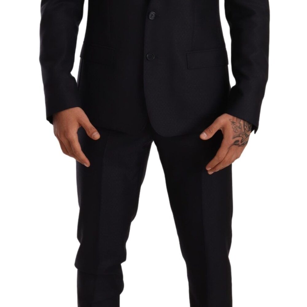 Blue Pattern MARTINI SLIM FIT 2 Piece Suit