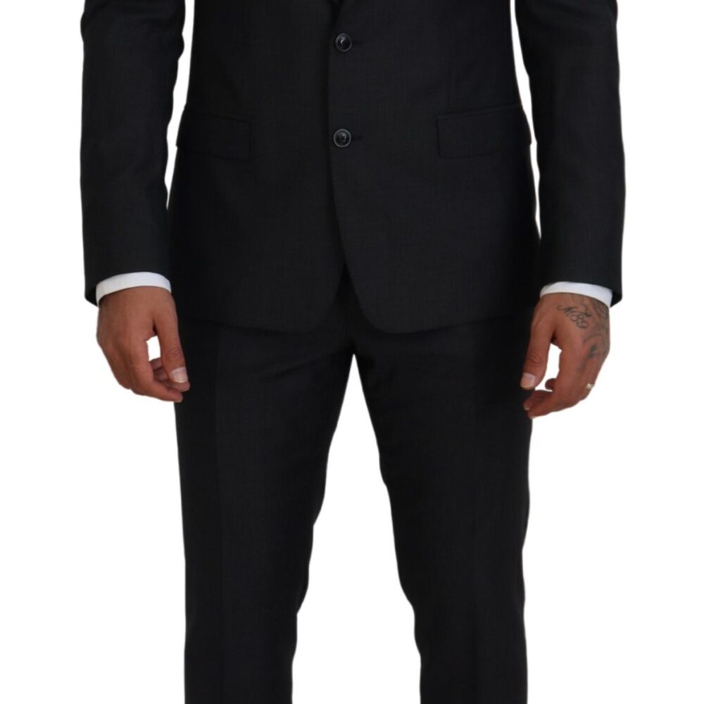 Gray MARTINI 3 Piece Slim Fit Suit