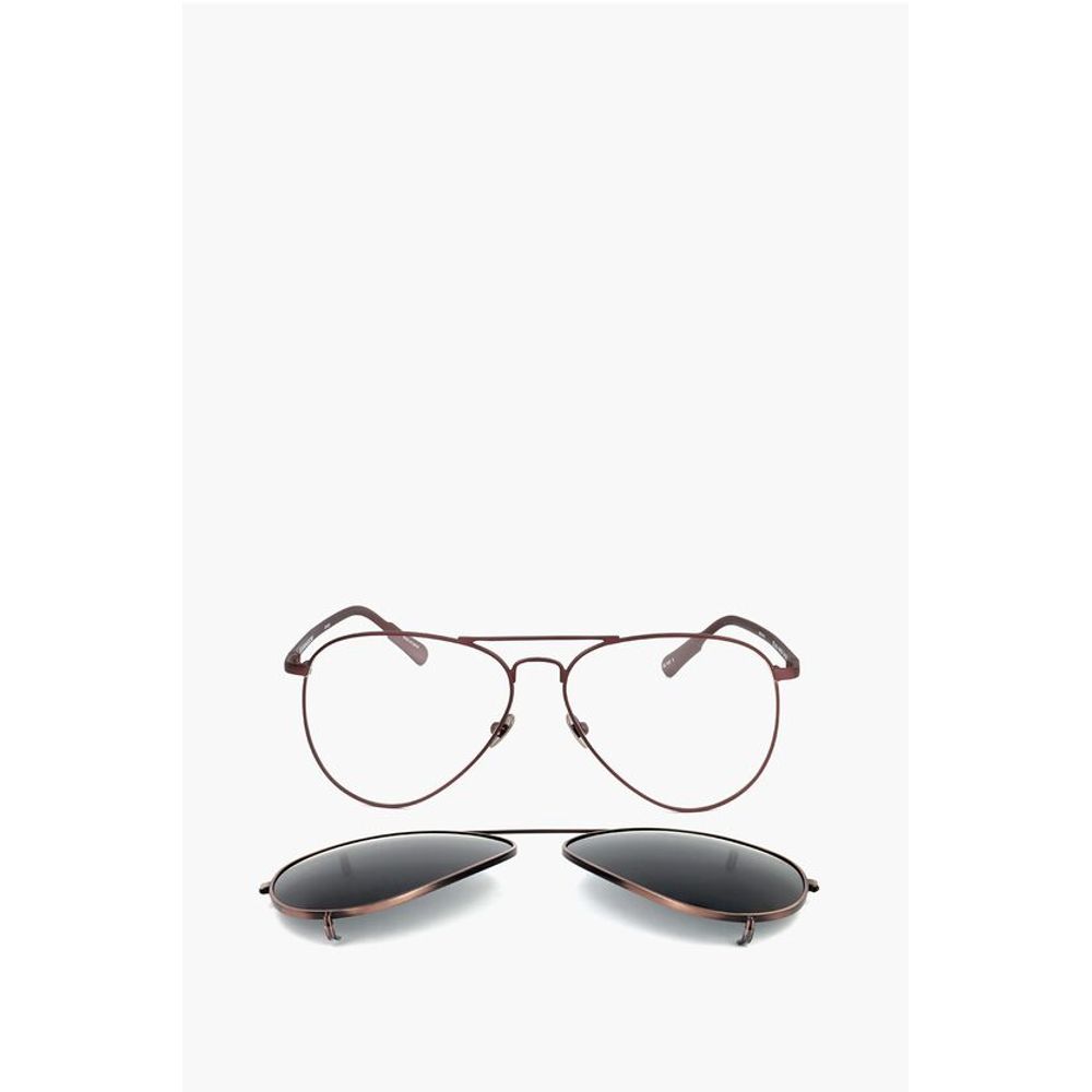 KRIS VAN ASSCHE Aviator Sunglasses with Removable Mask