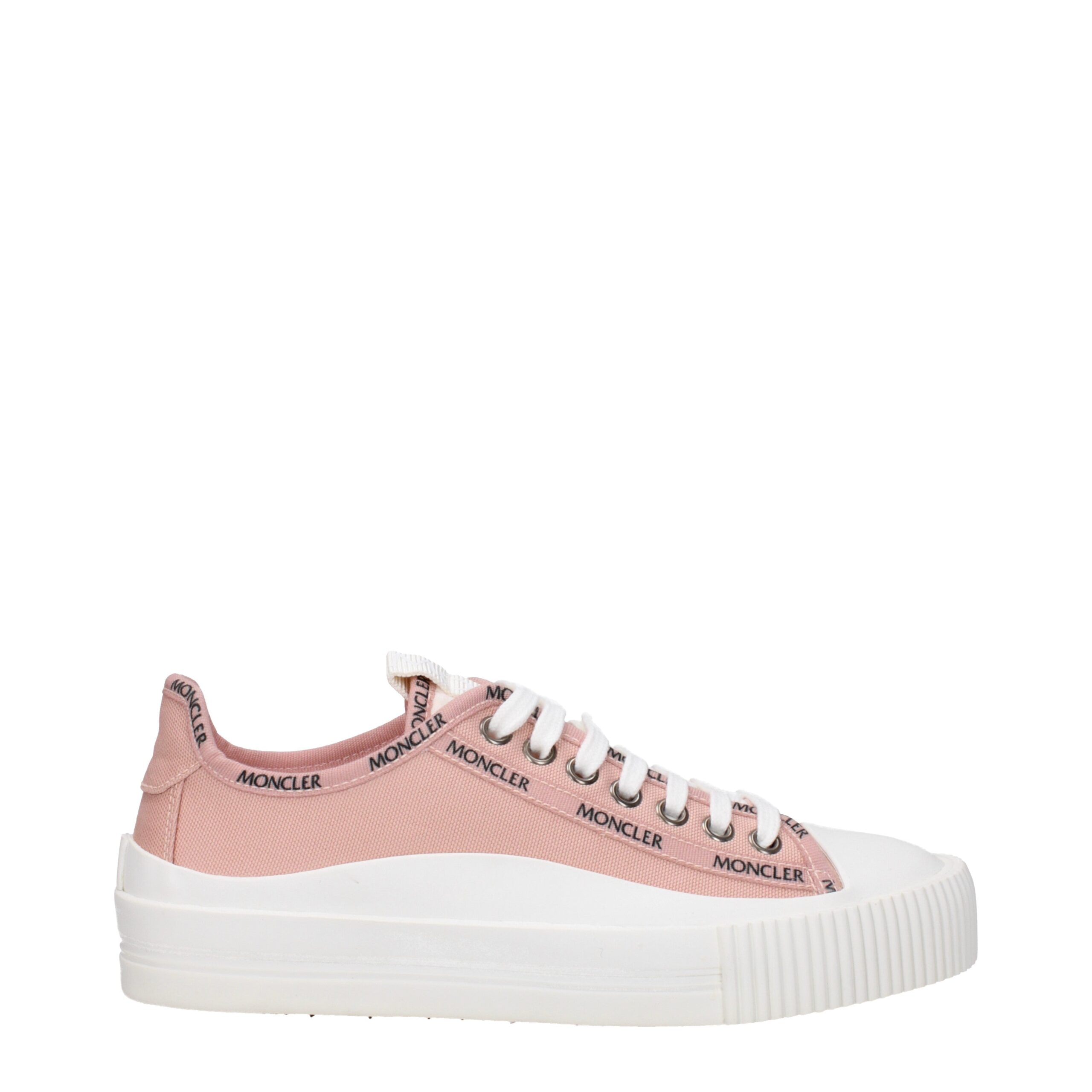 Pink Fabric Sneakers