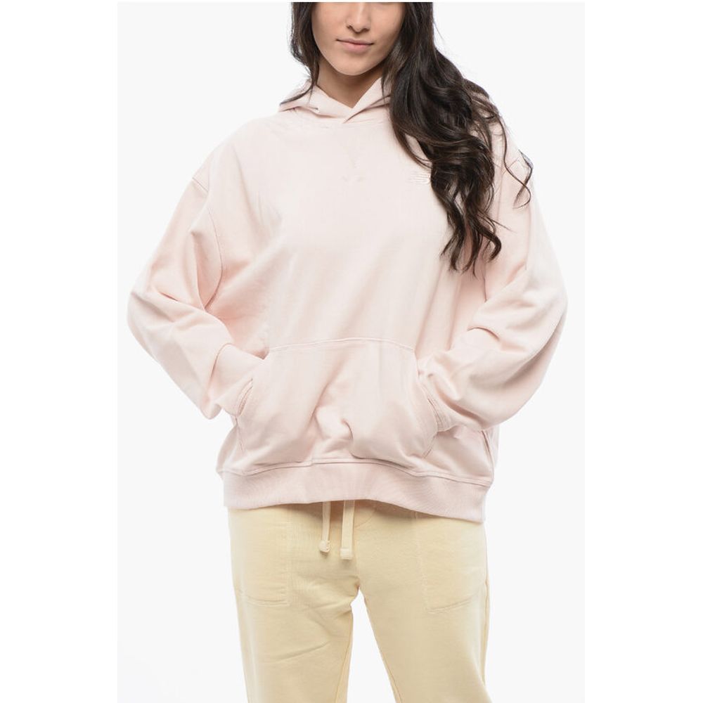 Oversized Hoodie With Patch Pocket