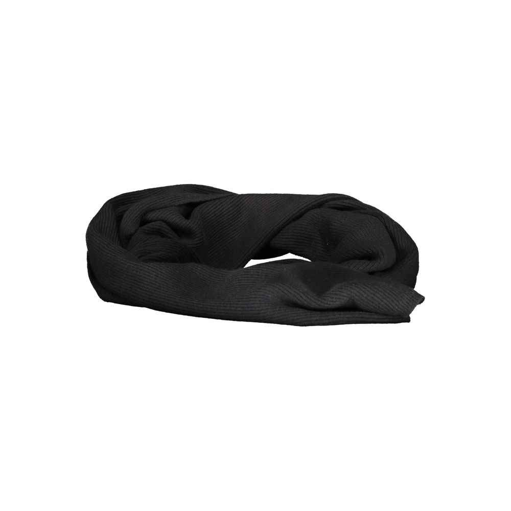 Black Cotton Scarf