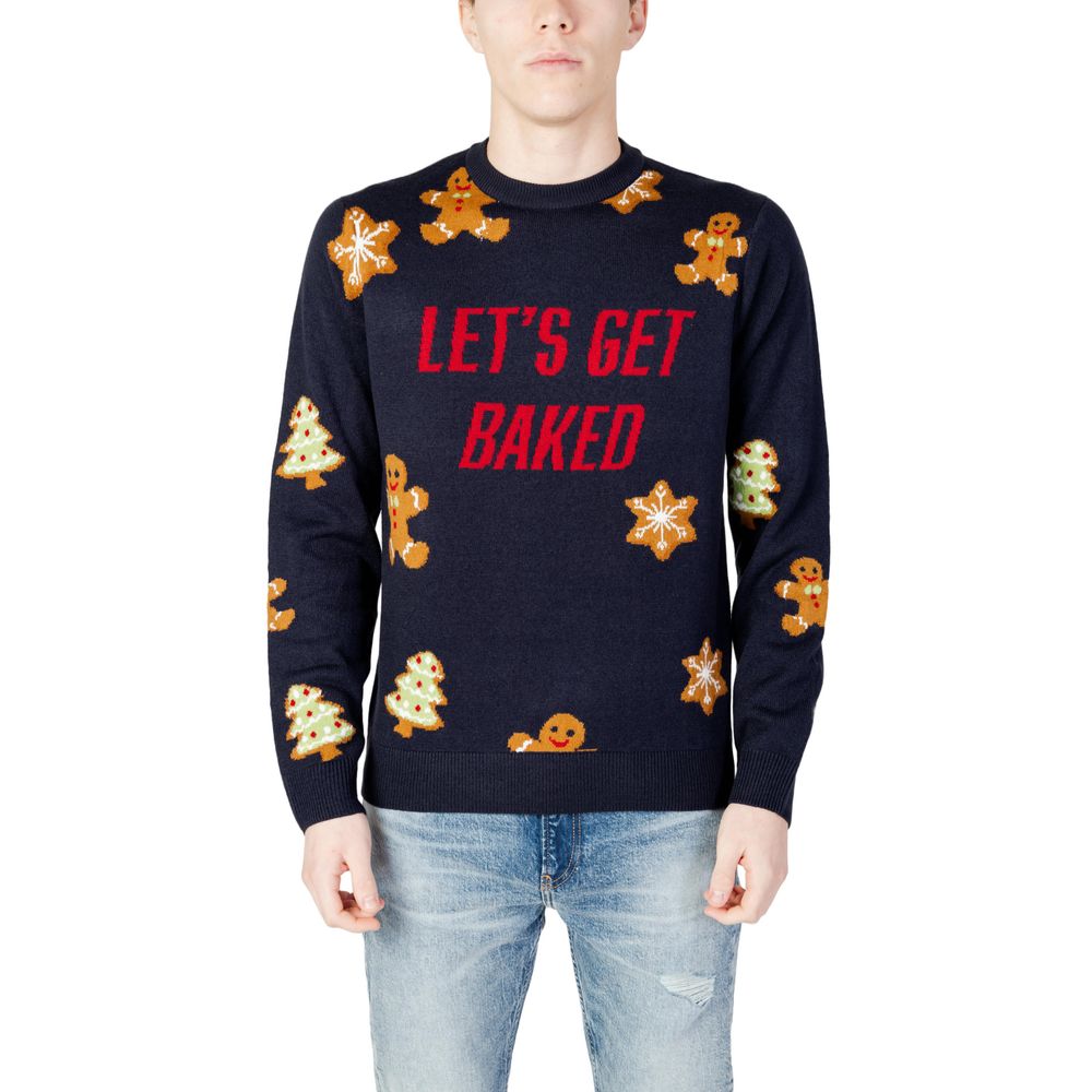 Blue Marabou Sweater
