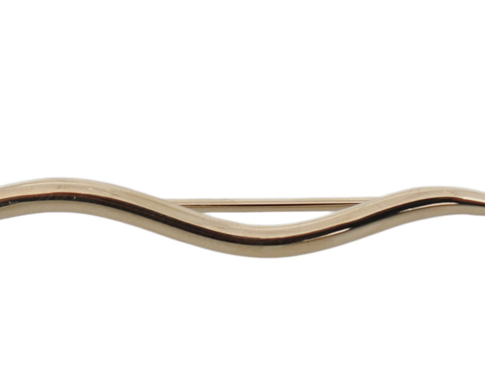 Elegant Silver Crystal Brooch Pin