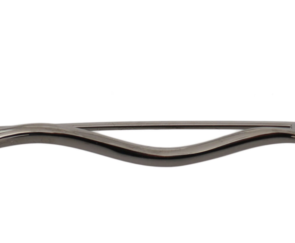 Elegant Crystal-Embellished Silver Brooch