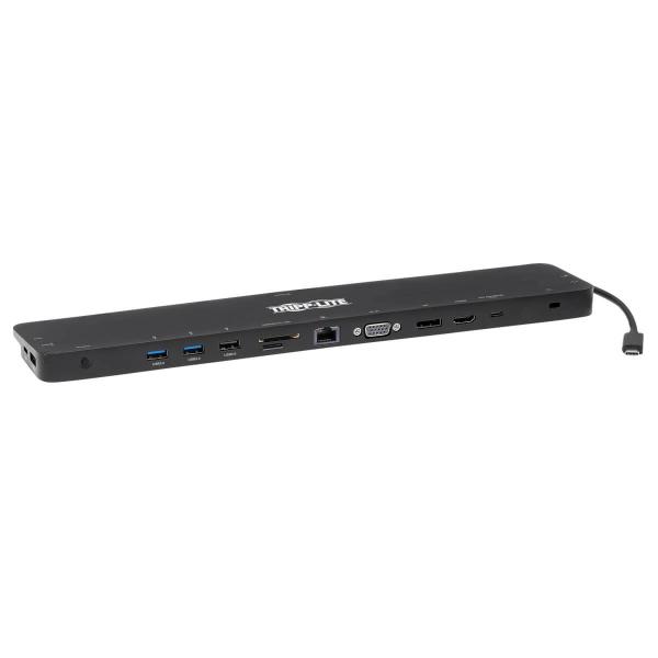 Eaton Tripp Lite Series Dock USB C per monitor triplo Docking station USB C con HDMI 4K e amp; DisplayPort, VGA