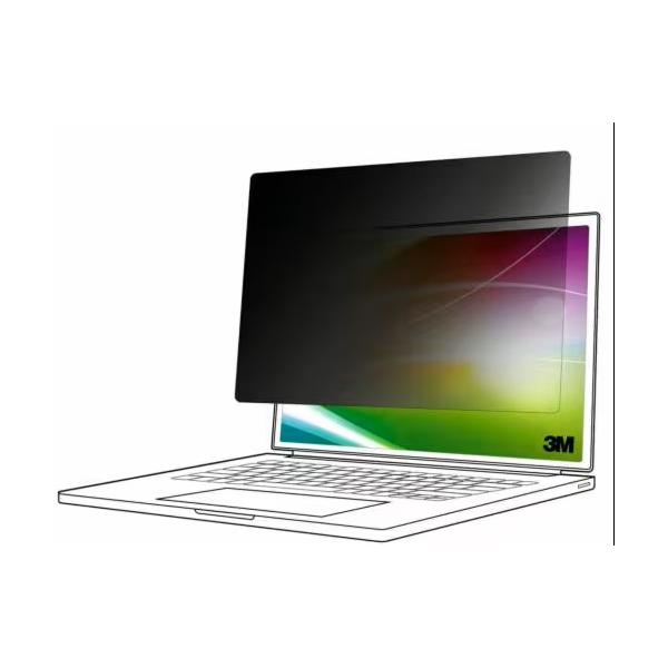 Filtro privacy 3M per notebook - schermo luminoso, 16:10 - adesivo - 33,7 cm (13,3")