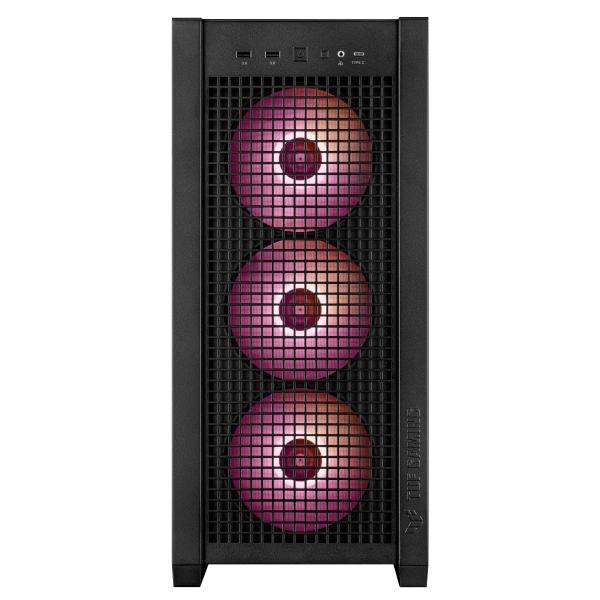 ASUS TUF Gaming GT302 ARGB - Mid tower - E-ATX - pannello laterale con finestra (vetro temperato)