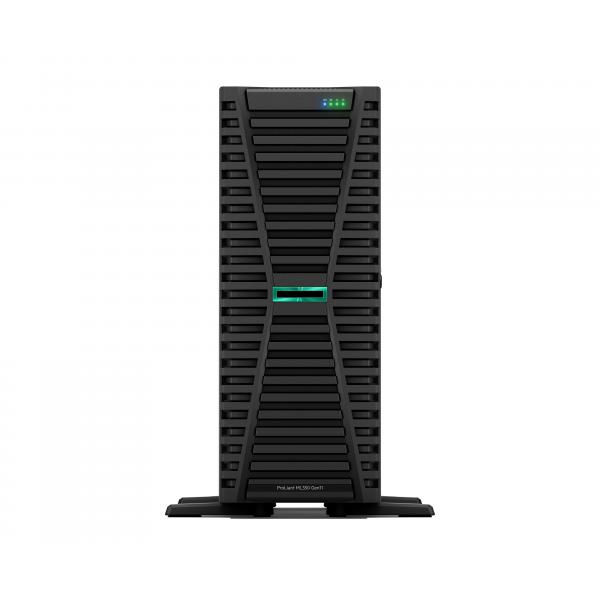 HPE ProLiant ML350 Gen11 - Server - Tower - 4U - zweiweg - 1 x Xeon Silver 4509Y / 2.6 GHz - RAM 32 GB - SATA/SAS/NVMe - Hot-Swap 6.4 cm (2.5")