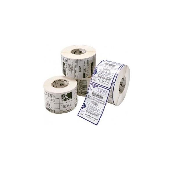 Zebra Z-Ultimate 3000T - Poliestere - Lucido - Adesivo acrilico permanente - Rivestito - Argento - 70 x 32 mm 28440 Etichetta(e) (12 Rotolo(i)
