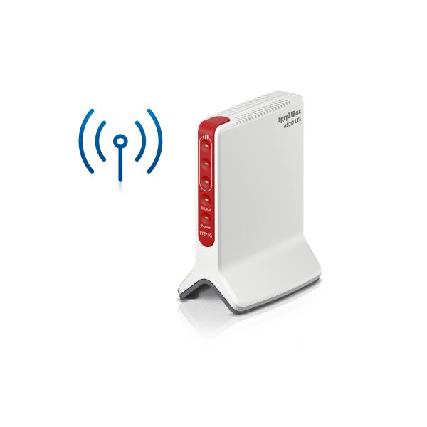 AVM Box 6820 LTE, Weiß, Intern, Mesh-Router, Einzelband (2,4GHz), Wi-Fi 4 (802.11n), 450 Mbit/s