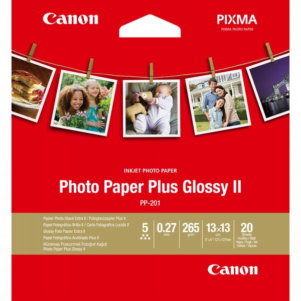 Carta fotografica Canon Plus Glossy II PP-201 - Alta brillantezza