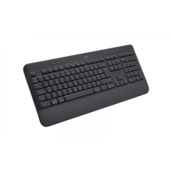 Logitech - tastiera wireless - ergonomico completo con -headset -signature k650 - grafite