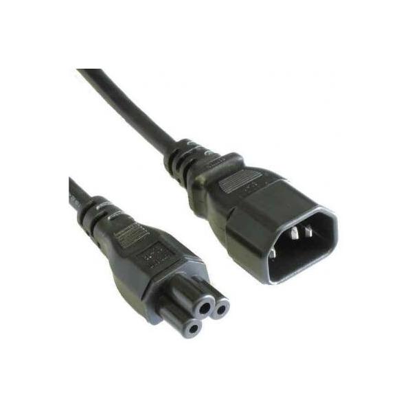 CAVO LINK ALIMENTAZIONE CONNETTORI C14 MASCHIO C5 FEMMINA 1,8MT, NERO, LK10038