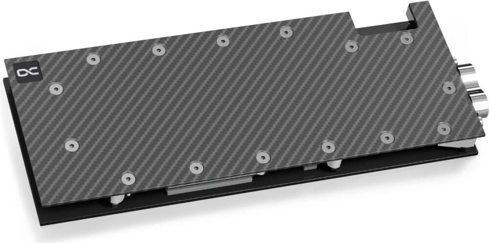 Alphacool ES GPX-A - Wasserblock + Rückenplatte - Aluminium - Karbon - Kupfer - Schwarz - 1/4" - 60 °C - 0,8 bar (13077)