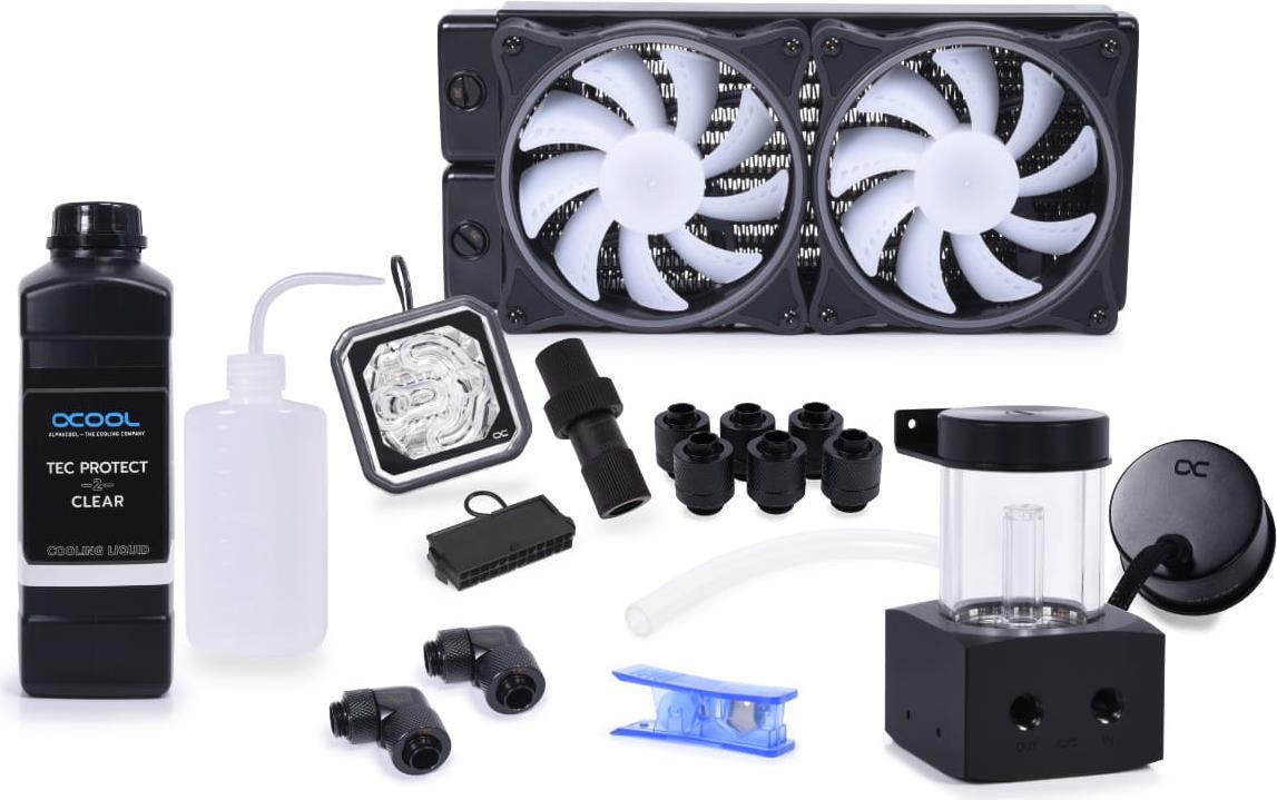 Alphacool XT45 Prozessor Flüssigkeitskühlung 12 cm Schwarz (11989)