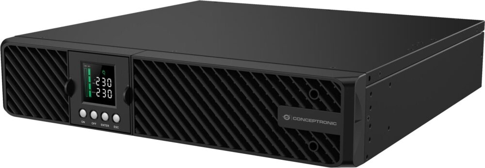 Conceptronic ZEUS51E2K 2000VA 2000W Online USV - IEC - Doppelwandler (Online) - 2 kVA - 2000 W - Sine - 220 V - 240 V (ZEUS51E2K)