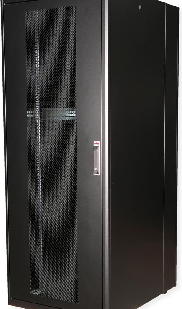 ROLINE 19 Zoll Serverschrank Basic 42 HE 800x1000 BxT perforiert schwarz (26.21.0215)