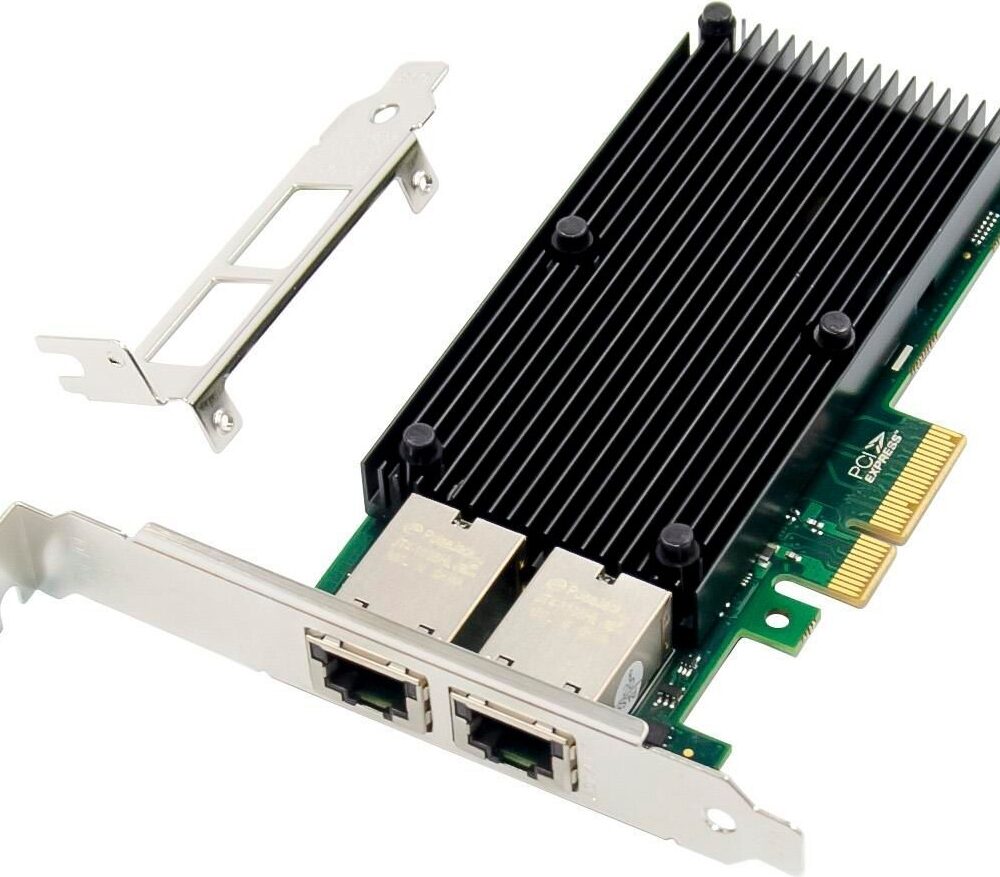 MicroConnect Network Card PCIe x4 X550-T2 Dual-10GbE (MC-PCIEX4-X550-T2-D)