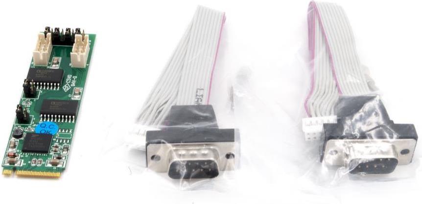 EXSYS GmbH M.2 NGFF 2S Seriell RS-422/485 Karte, Opto Isolier (EX-48210I)