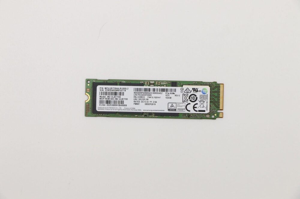 Lenovo SSD Storage SSD PM981 PCIe (01FR510)