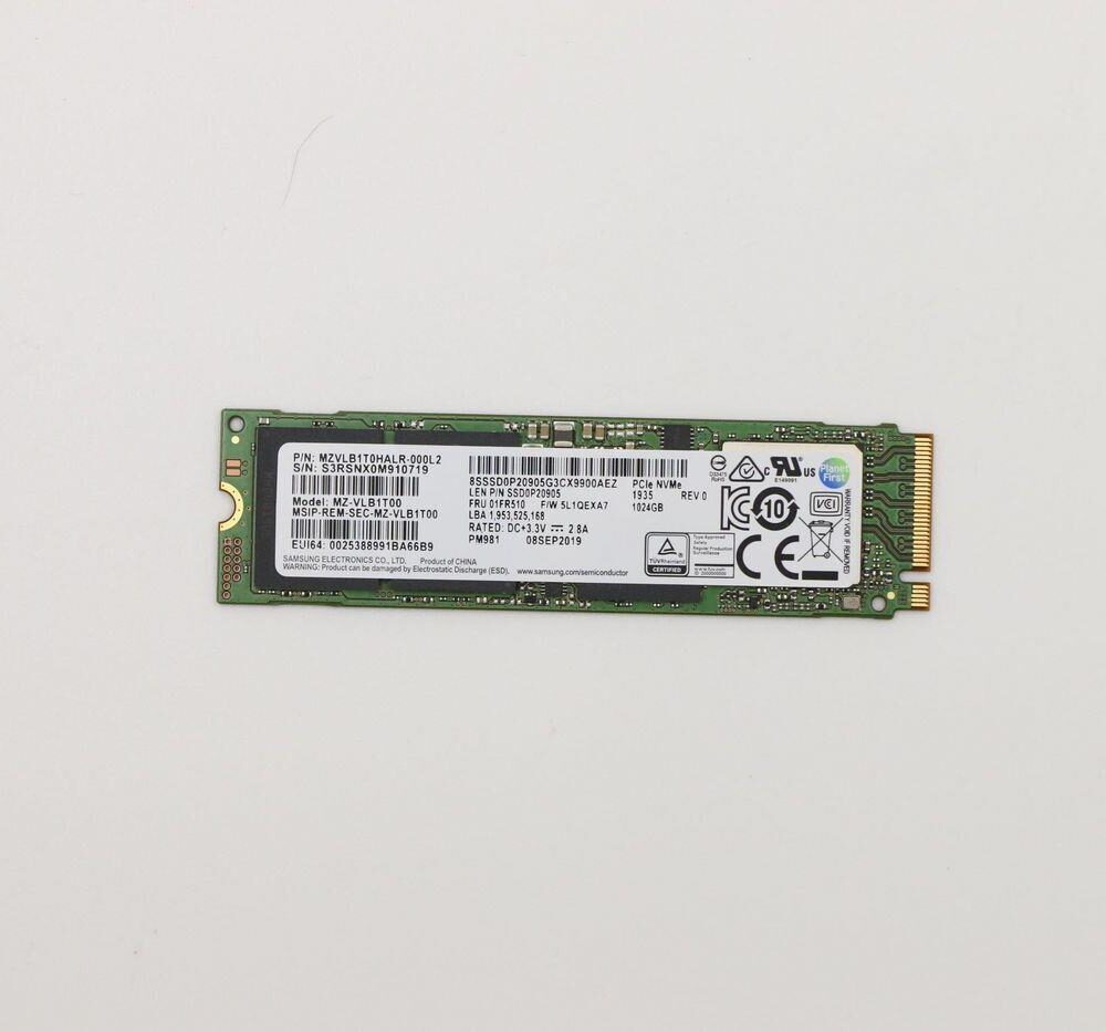 Lenovo SSD Storage SSD PM981 PCIe (01FR510)
