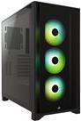 CORSAIR iCUE 4000X RGB - Tower - ATX - ohne Netzteil (ATX) - Schwarz - USB/Audio (CC-9011204-WW)