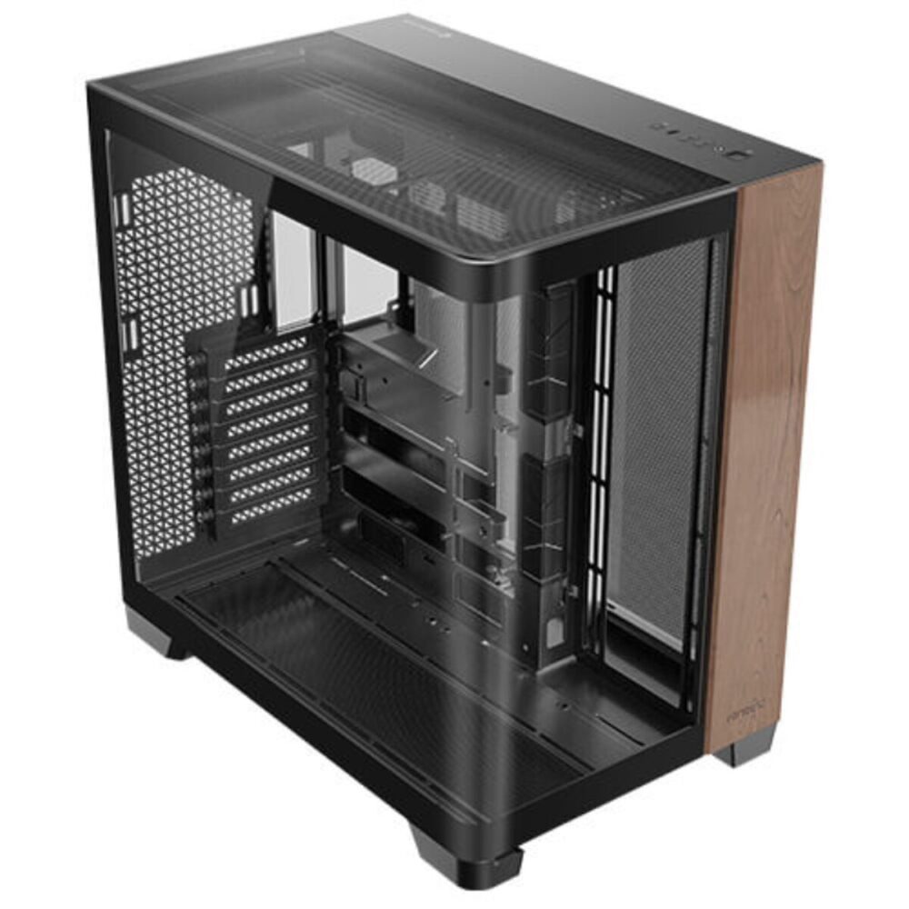 Case computer desktop ATX Antec C8 Curve Wood Nero Trasparente Legno