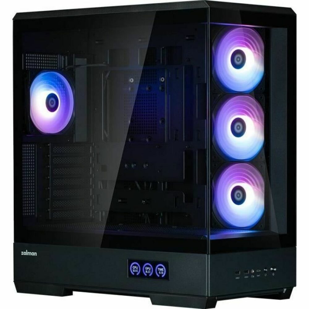 Case computer desktop ATX Zalman 8800263650026 Nero