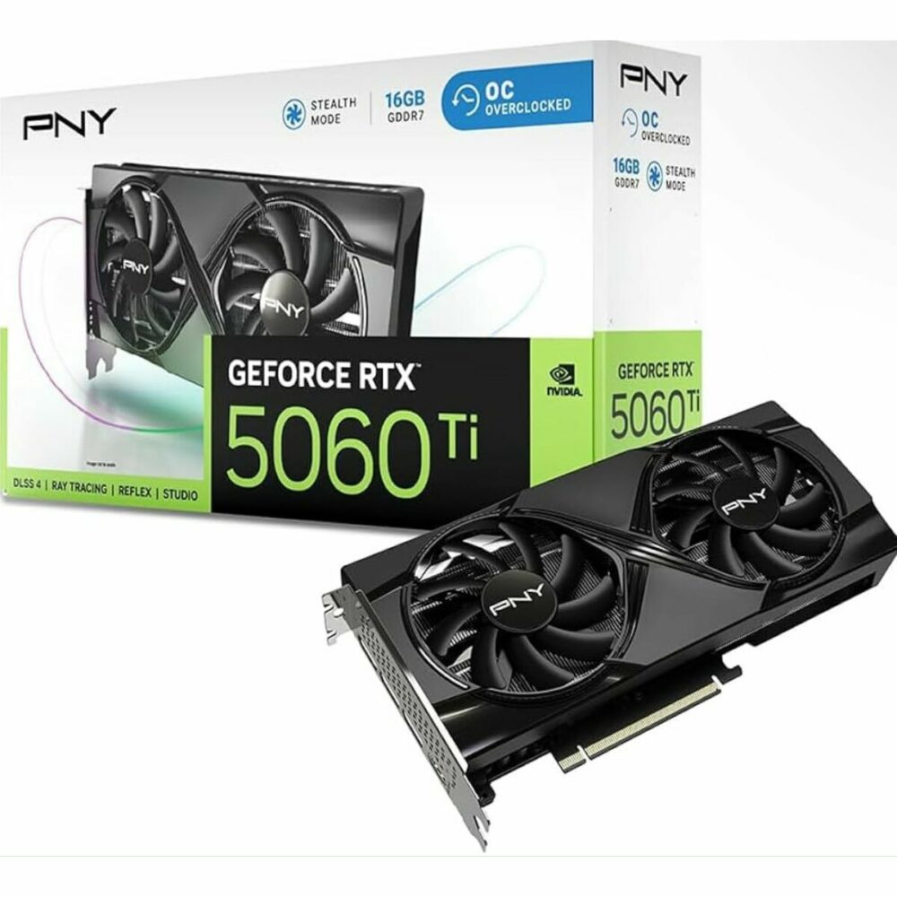 Scheda Grafica PNY geforce rtx 5060 ti 16 GB GDDR6 GDDR7