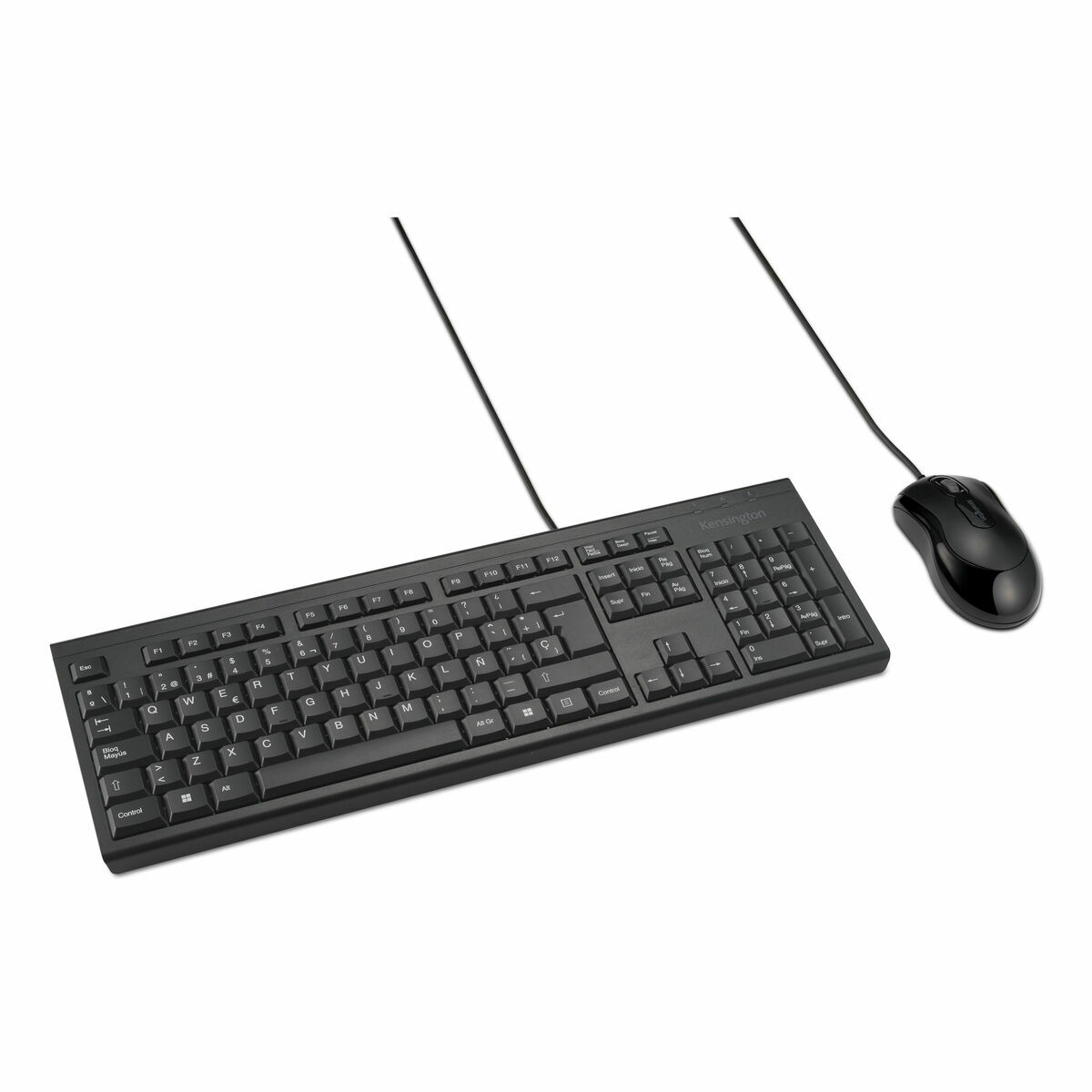 Tastiera e Mouse Kensington K75452ES Nero Qwerty in Spagnolo