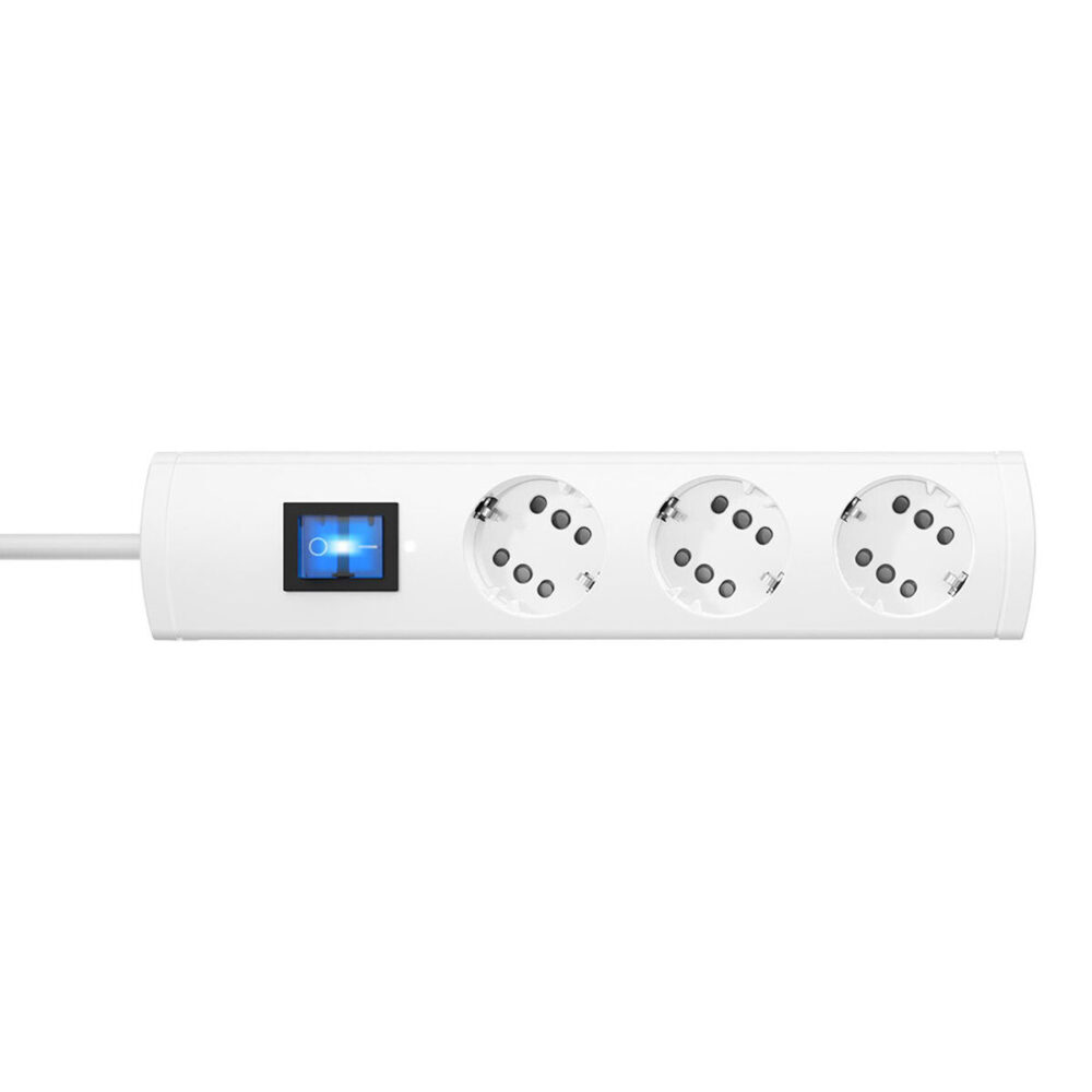 Multipresa con 3 Prese Schuko con Interruttore Kopp Duoversal Plus 3600 W (1,4 m)