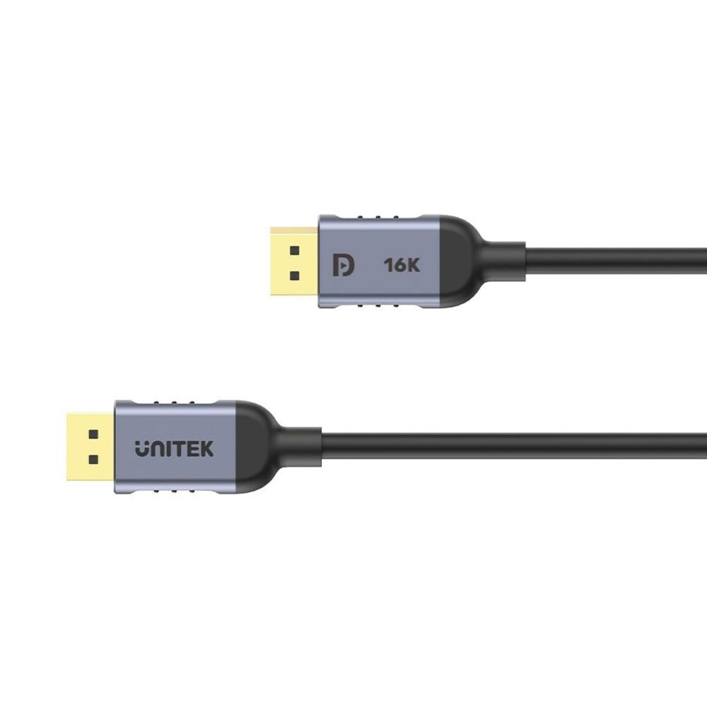 Cavo DisplayPort Unitek C1628GY01-1.5M Nero Grigio 1,5 m