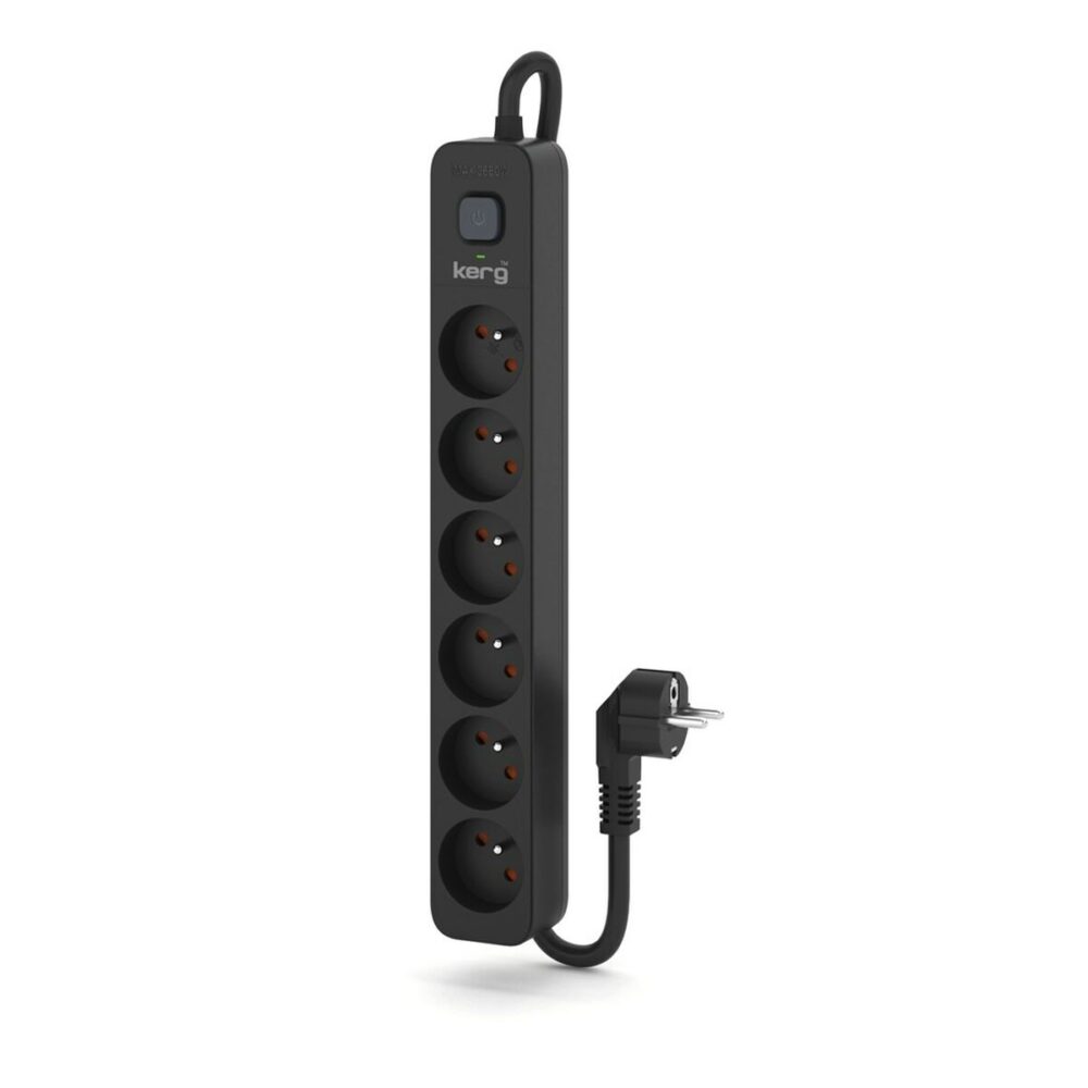 Multipresa 6 Prese con Interruttore Kerg M02520 (3 m)