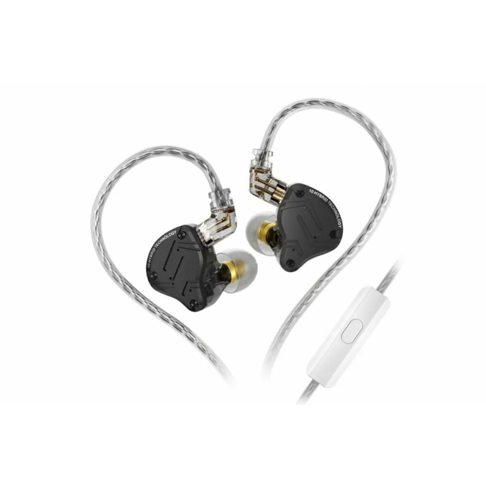 Auricolari KZ ZS10 PRO X Nero Trasparente