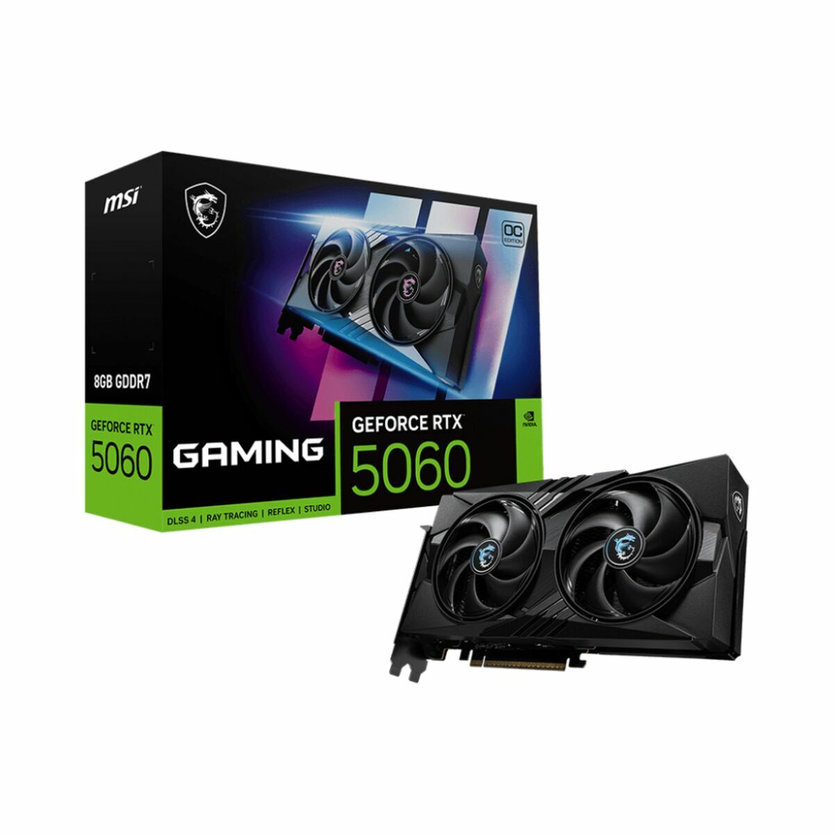 Scheda Grafica MSI RTX 5060 8G GAMING OC 8 GB GDDR6X GDDR7