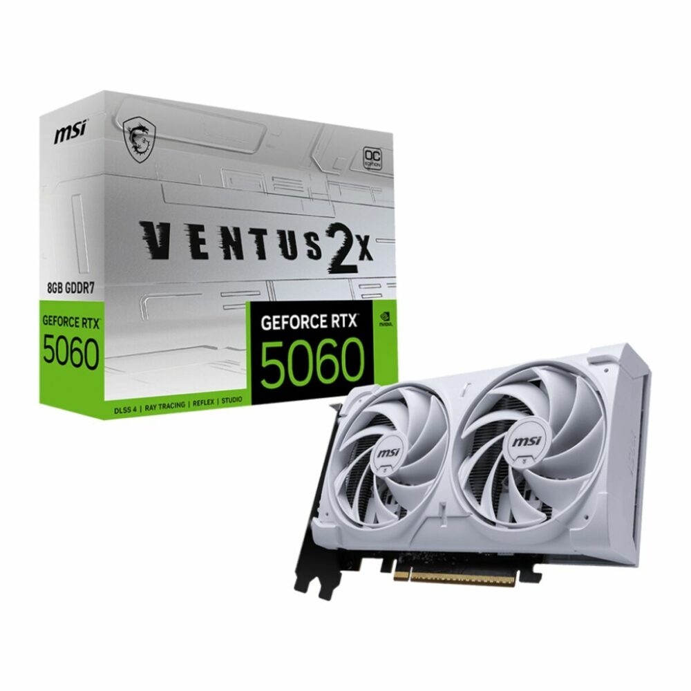 Scheda Grafica MSI RTX 5060 8G VENTUS 2X OC GEFORCE RTX 5060 8 GB GDDR7