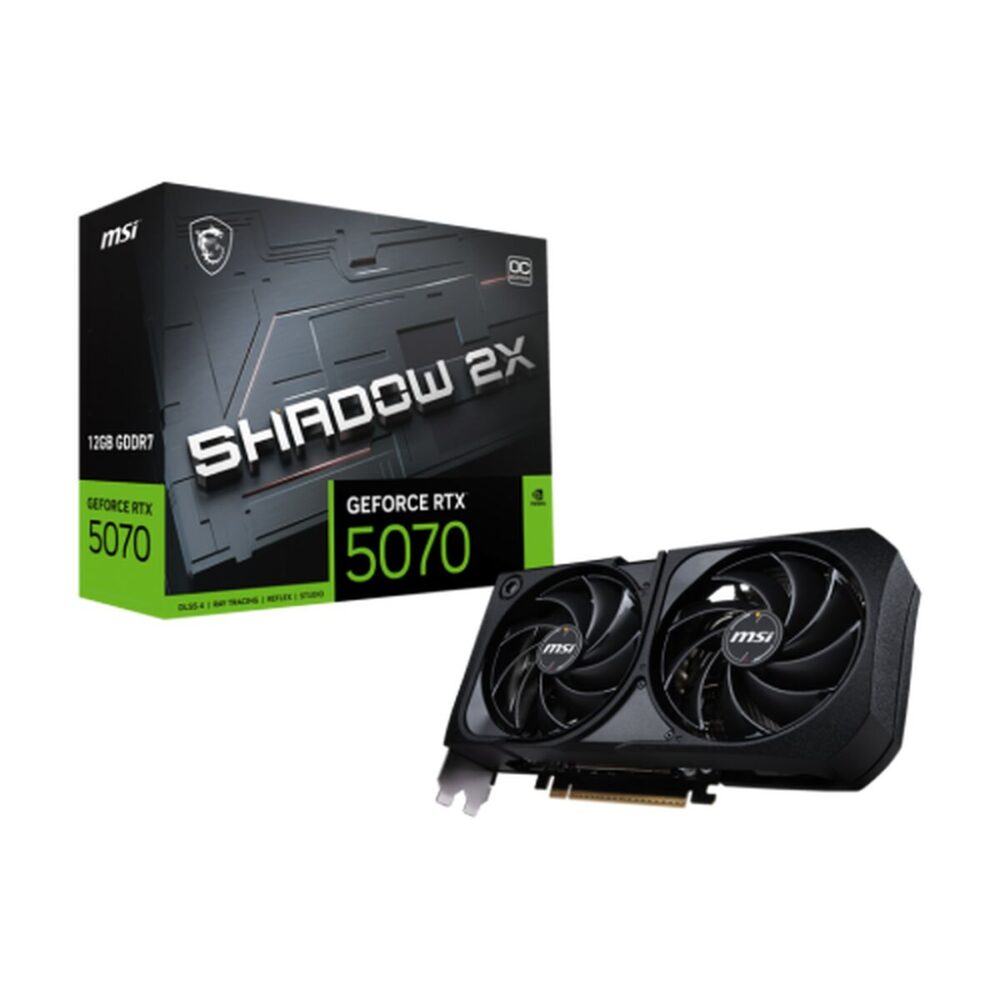 Scheda Grafica MSI RTX 5070 12G SHADOW 2X OC nvidia geforce rtx 5070 12 GB GDDR7