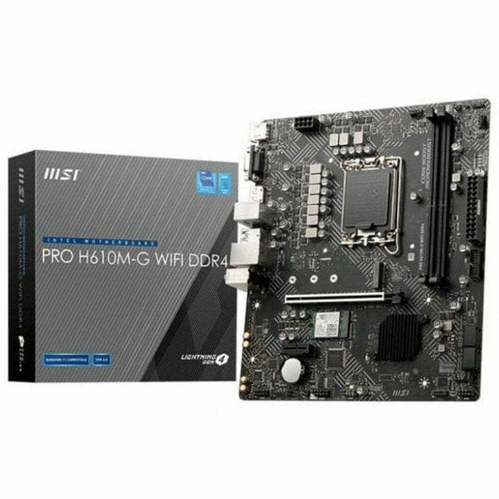 Scheda Madre MSI PRO H610M-G WIFI DDR4 LGA 1700