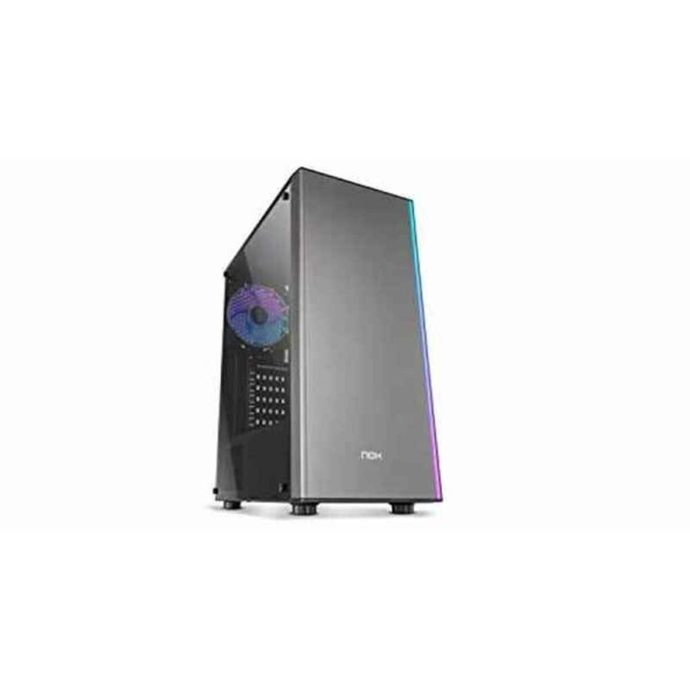 Case computer desktop ATX Nox-Xtreme Infinity Omega RGB Nero Grigio