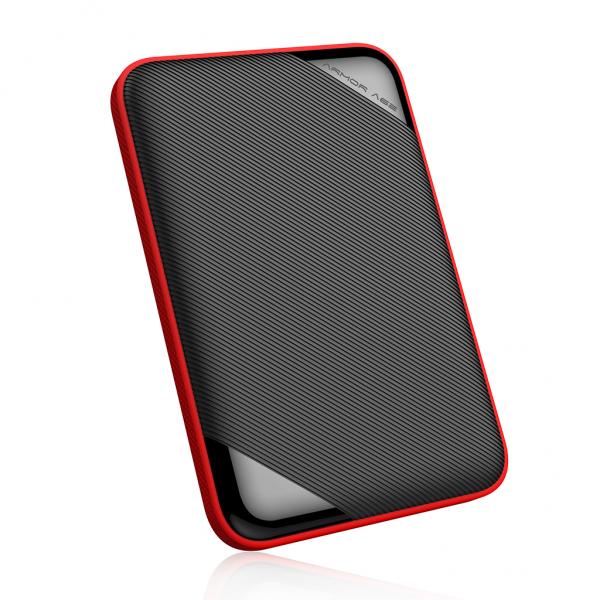 Silicon Power Armor A62 disco rigido esterno 1 TB 2.5 USB tipo A 3.2 Gen 1 [3.1 Gen 1] Nero, Rosso (SILICON POWER Armor A62 - 1TB - USB 3.)