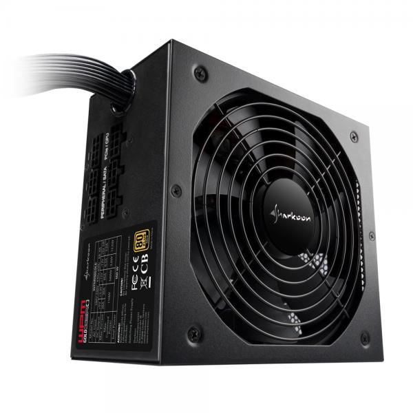 Sharkoon WPM Gold ZERO alimentatore per computer 650 W 24-pin ATX ATX Nero (Sharkoon WPM Gold ZERO 650 - str?mfors)