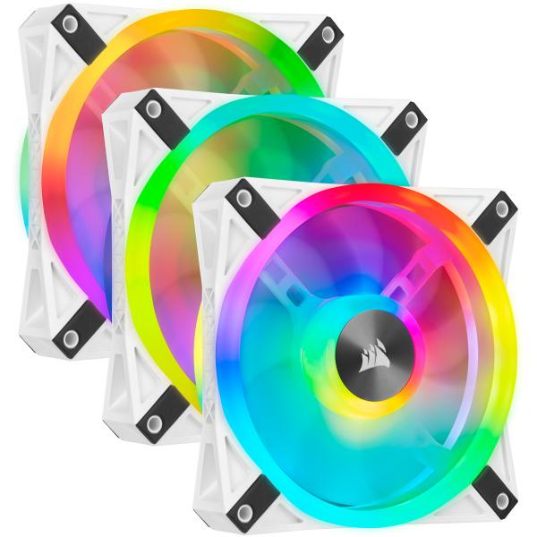 Corsair iCUE QL120 Case per computer Ventilatore 12 cm Bianco (CORSAIR iCUE QL120 RGB - systemkabinet)