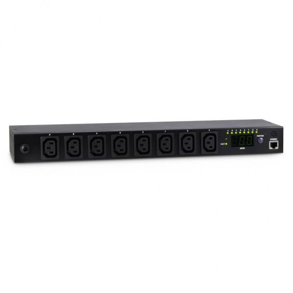 Inter-Tech SW-1681 unità di distribuzione dell'energia [PDU] 8 presa[e] AC Nero (Inter-Tech SW-1681 - str?mfordelingsen)