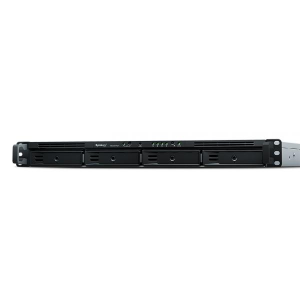 Synology RackStation RS1619XS+ NAS Rack [1U] Intel® Xeon® D D-1527 8 GB DDR4 48 TB HDD DiskStation Manager Alluminio, Nero (Synology RS1619xs+/48TB HAT5300 4 Bay Rk)