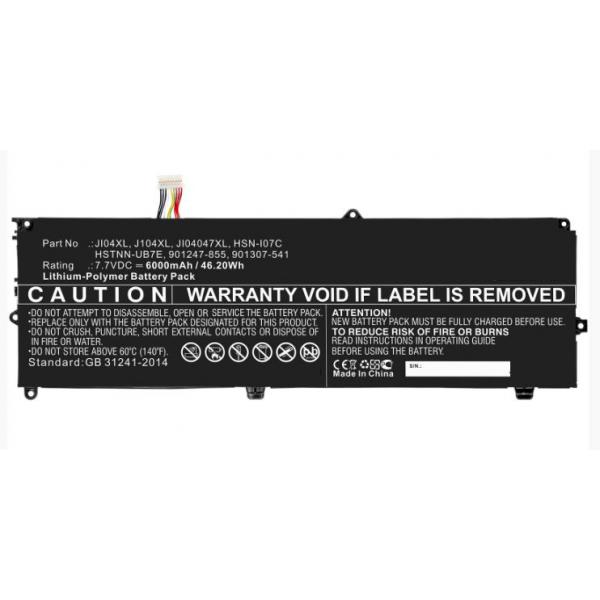 CoreParts MBXHP-BA0267 ricambio per laptop Batteria (Laptop Battery for HP 43.32Wh - 4 Cell Li-ion 7.6V 5700mAh - Black 44Wh 4 Cell Li-ion 7.7V 5.7Ah Black and Silver, for HP Elite X2 1012 G2 - Warra
