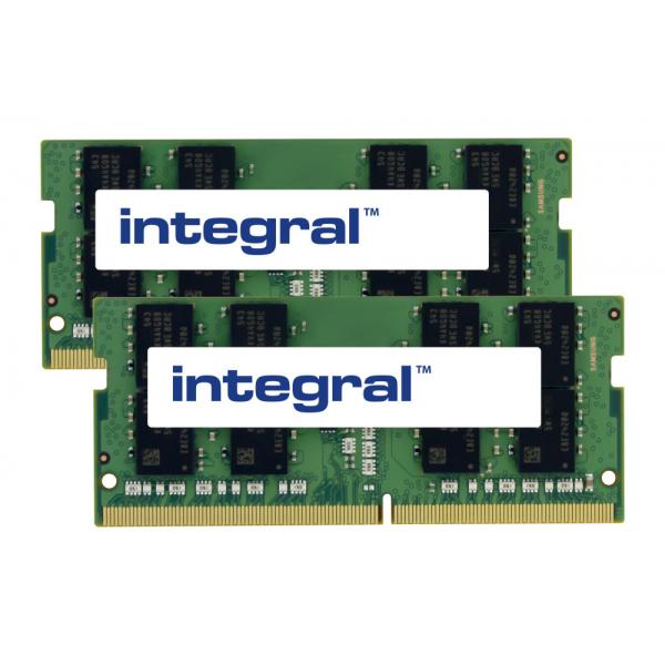 Integral CT2K16G4SFRA32A-IN memoria 32 GB 2 x 16 GB DDR4 3200 MHz (32GB [2x16GB] LAPTOP RAM KIT DDR4 3200MHZ PC4-25600 UNBUFFERED NON-ECC SODIMM 1.2V 1GX8 CL22 INTEGRAL)