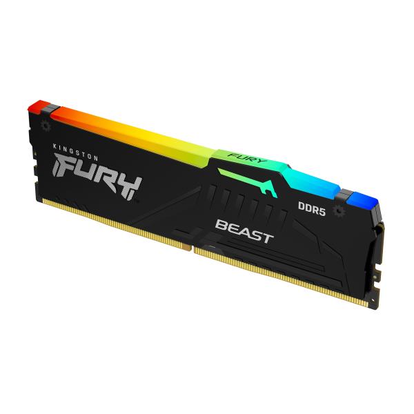 Kingston Technology FURY Beast 32 GB 5600 MT/s DDR5 CL36 DIMM RGB EXPO (32GB DDR5-5600MT/S CL36 DIMM MEM)