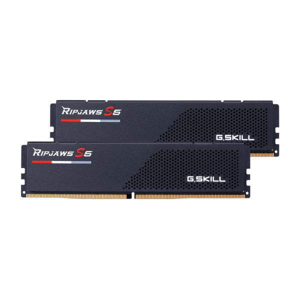 G.Skill SK F5-5200J3636D32GX2-RS5K memoria 64 GB 2 x 32 GB DDR5 (G.Skill DDR5 RAM 64GB [2x32GB Dual-Kit] PC5200 CL36 RS5K Ripjaws S5 black [Intel optimiert])