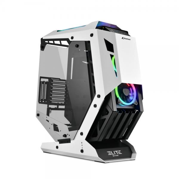 Sharkoon ELITE SHARK CA700 Tower Nero, Bianco (Sharkoon Elite Shark CA700 - MDT - ATX)